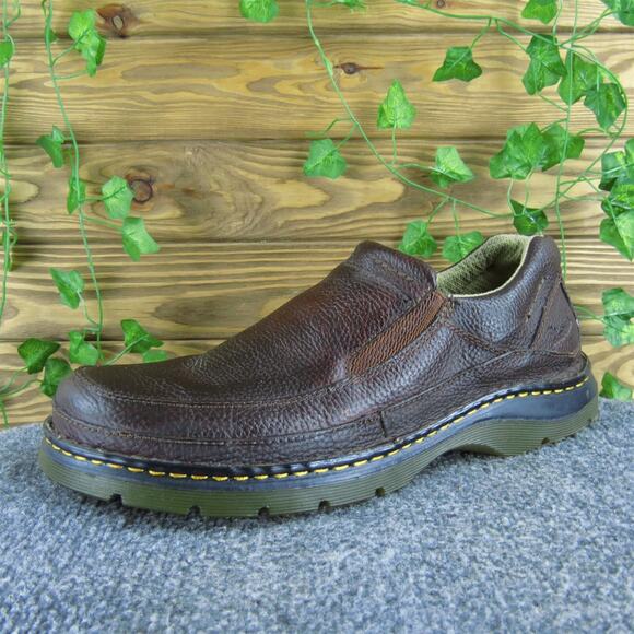 Dr. Martens‎ Men's 11198 Slip-On Brown Leather Size 12 Medium Gently Used 2025 - Picture 1 of 7